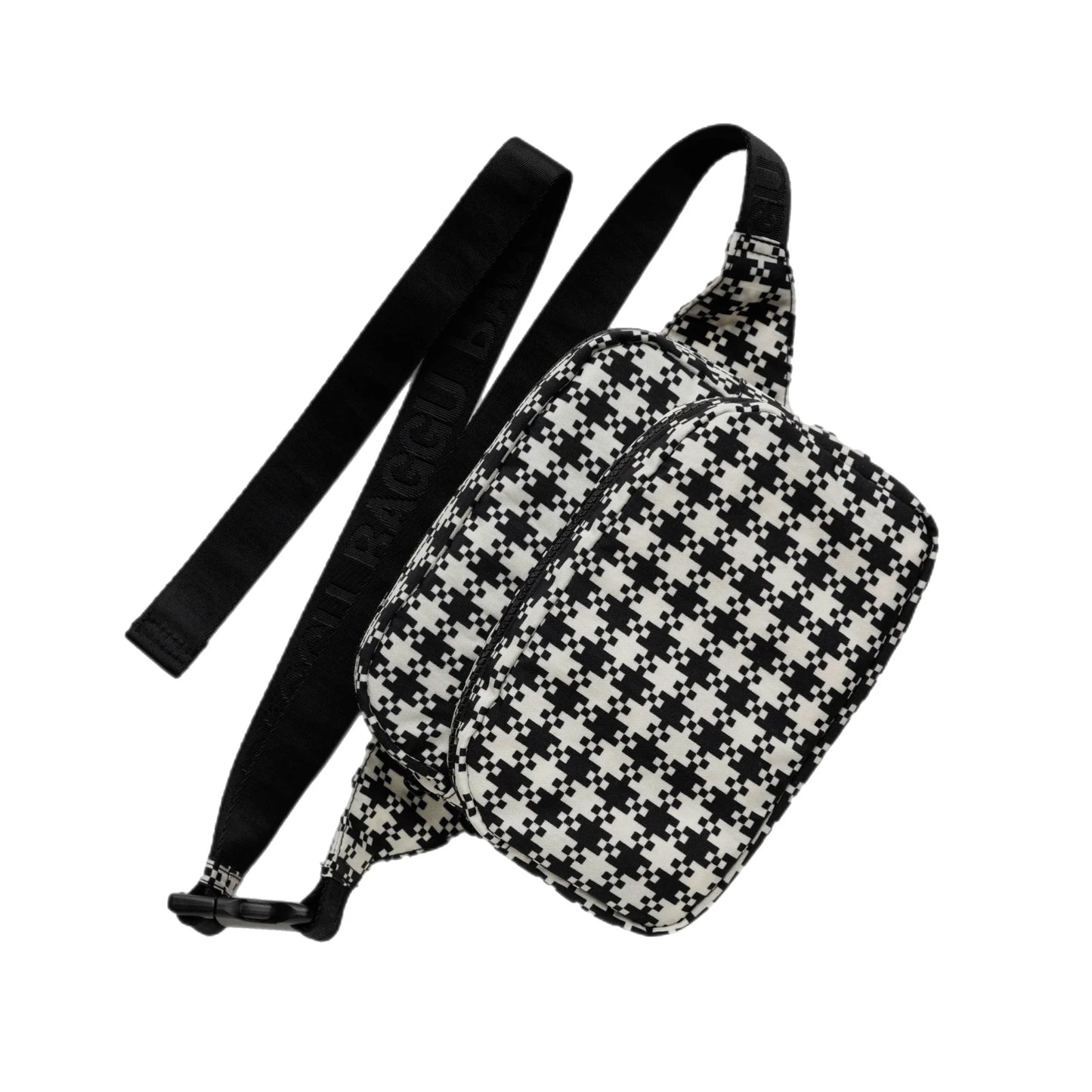Baggu Fanny Pack in Black and White Pixel