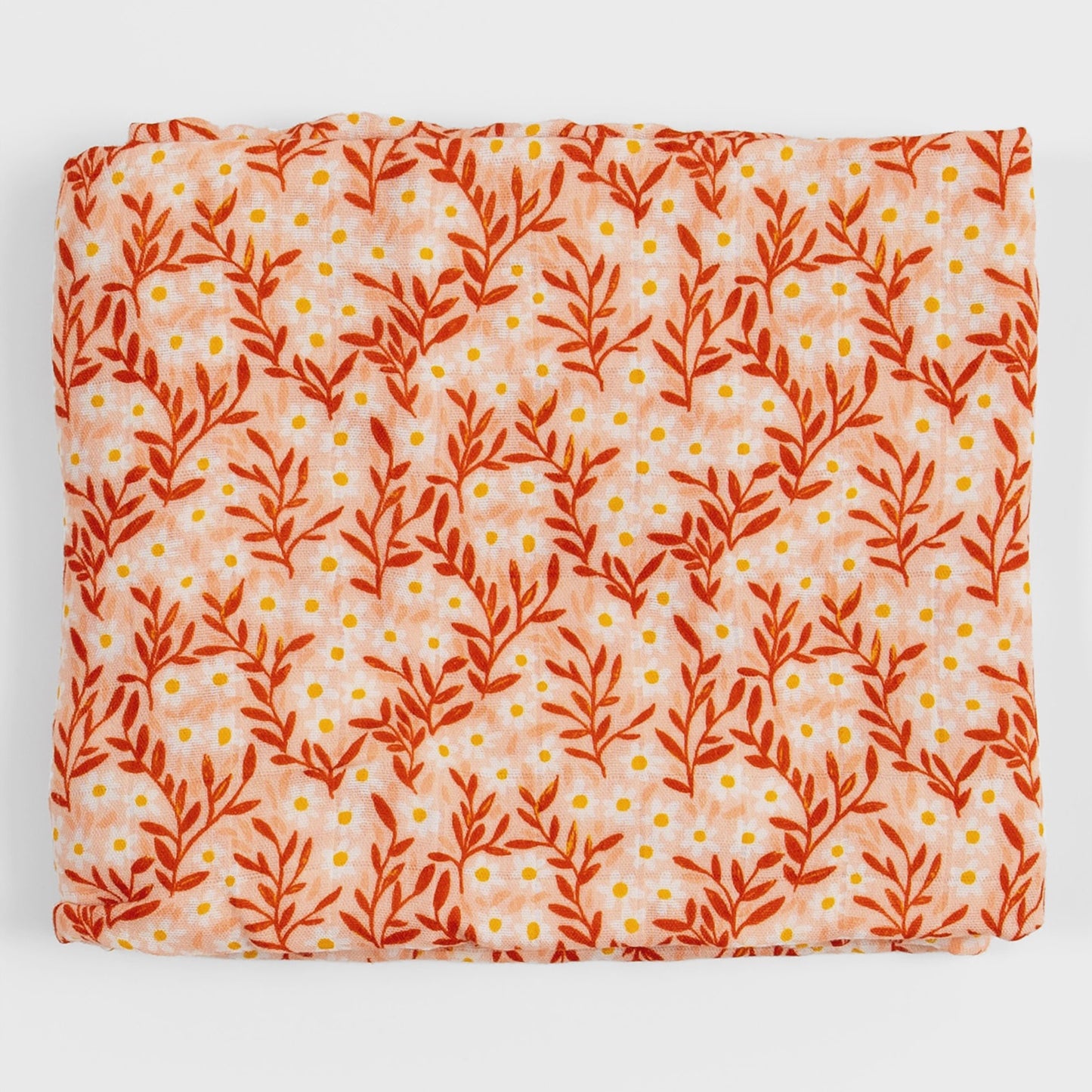 PINK DAISY BABY SWADDLE BLANKET