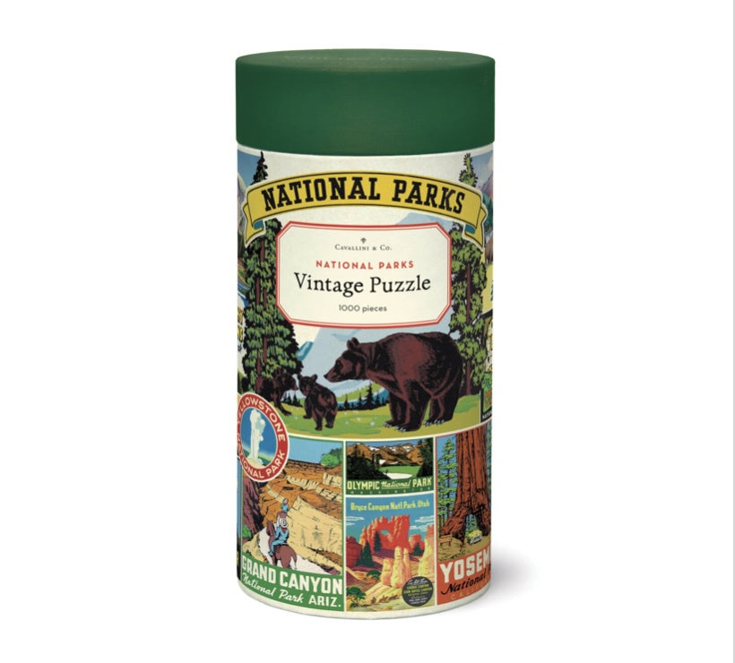 NATIONAL PARKS VINTAGE PUZZLE (1000 PIECE)