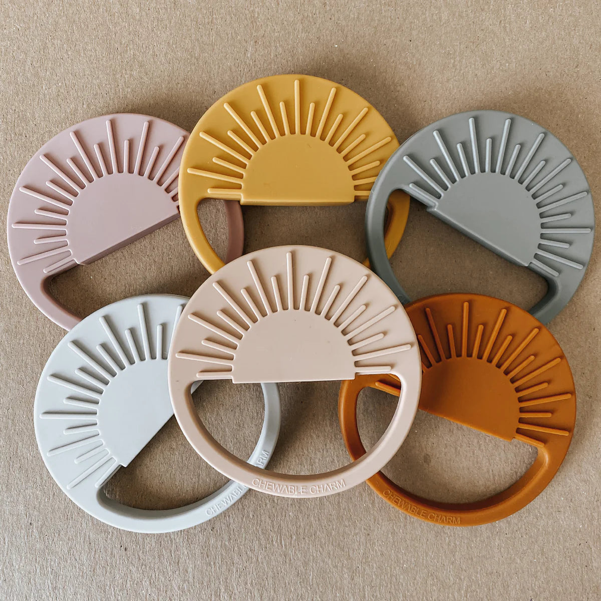Chewable Charm's Silicone Sun Teethers