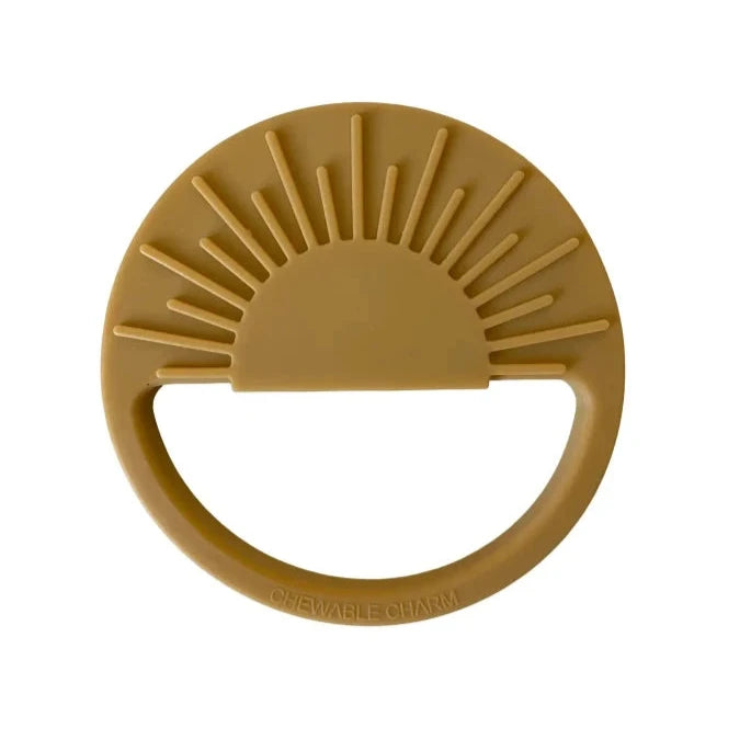 Chewable Charm Teether in Mustard