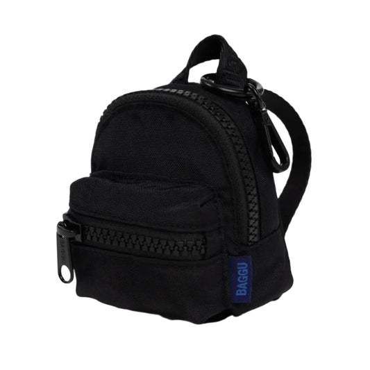Backpack Charm Bag in Black