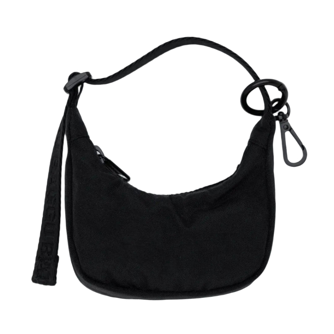 Crescent Bag Charm in Black