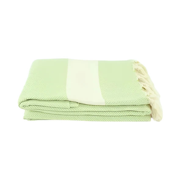 Premium Turkish Blanket in Pistachio