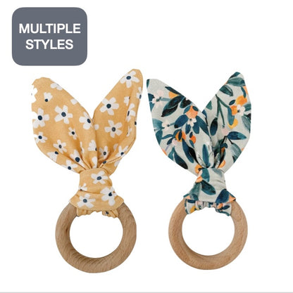 CRINKLE BUNNY EARS TEETHER