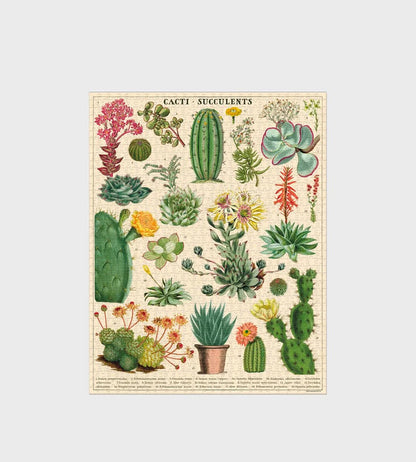 CACTI & SUCCULENTS PUZZLE (1000 PIECE)