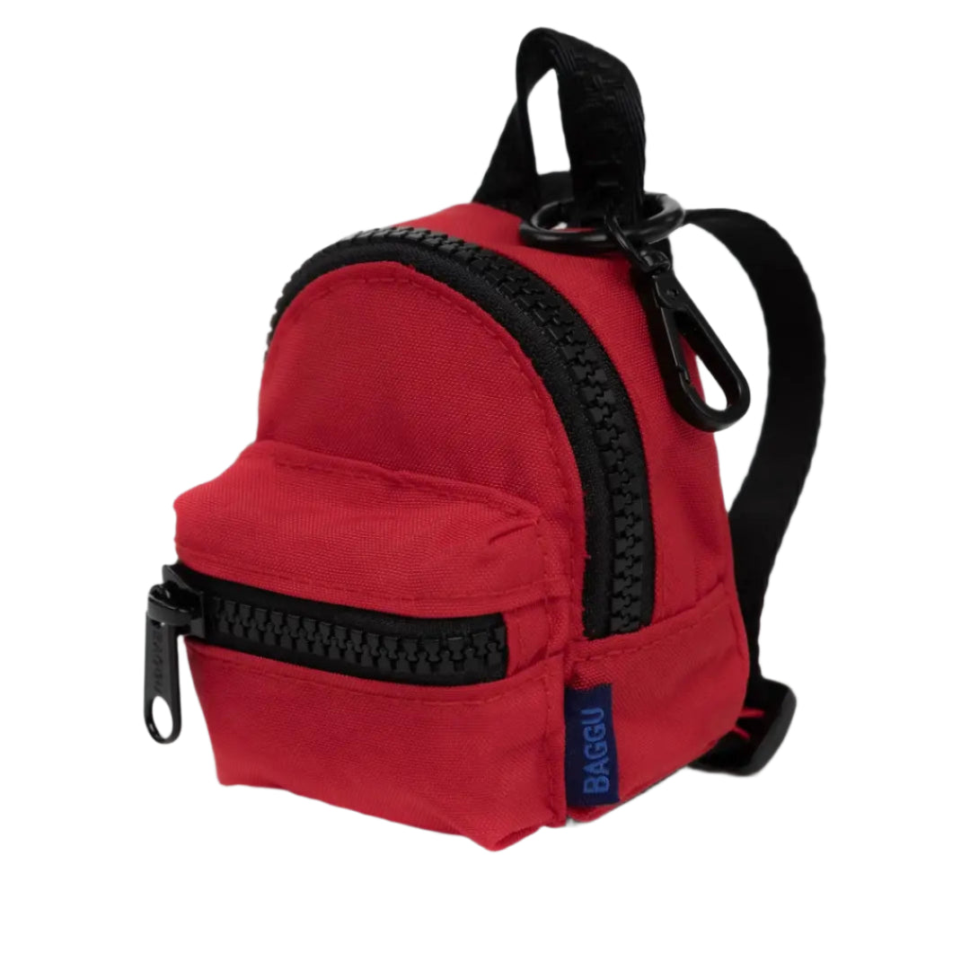 Backpack Charm Bag in Candy Apple