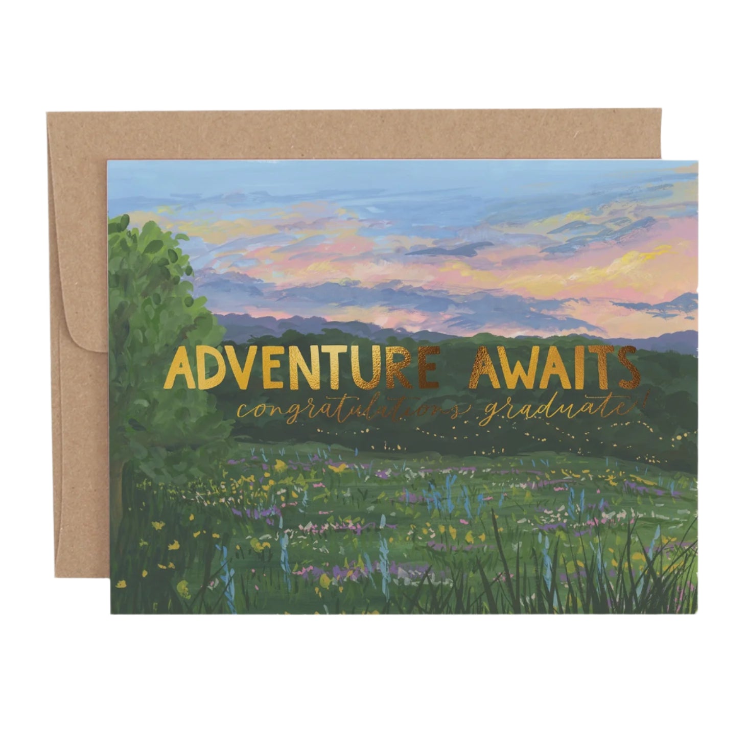 Adventure Awaits Graduation Card