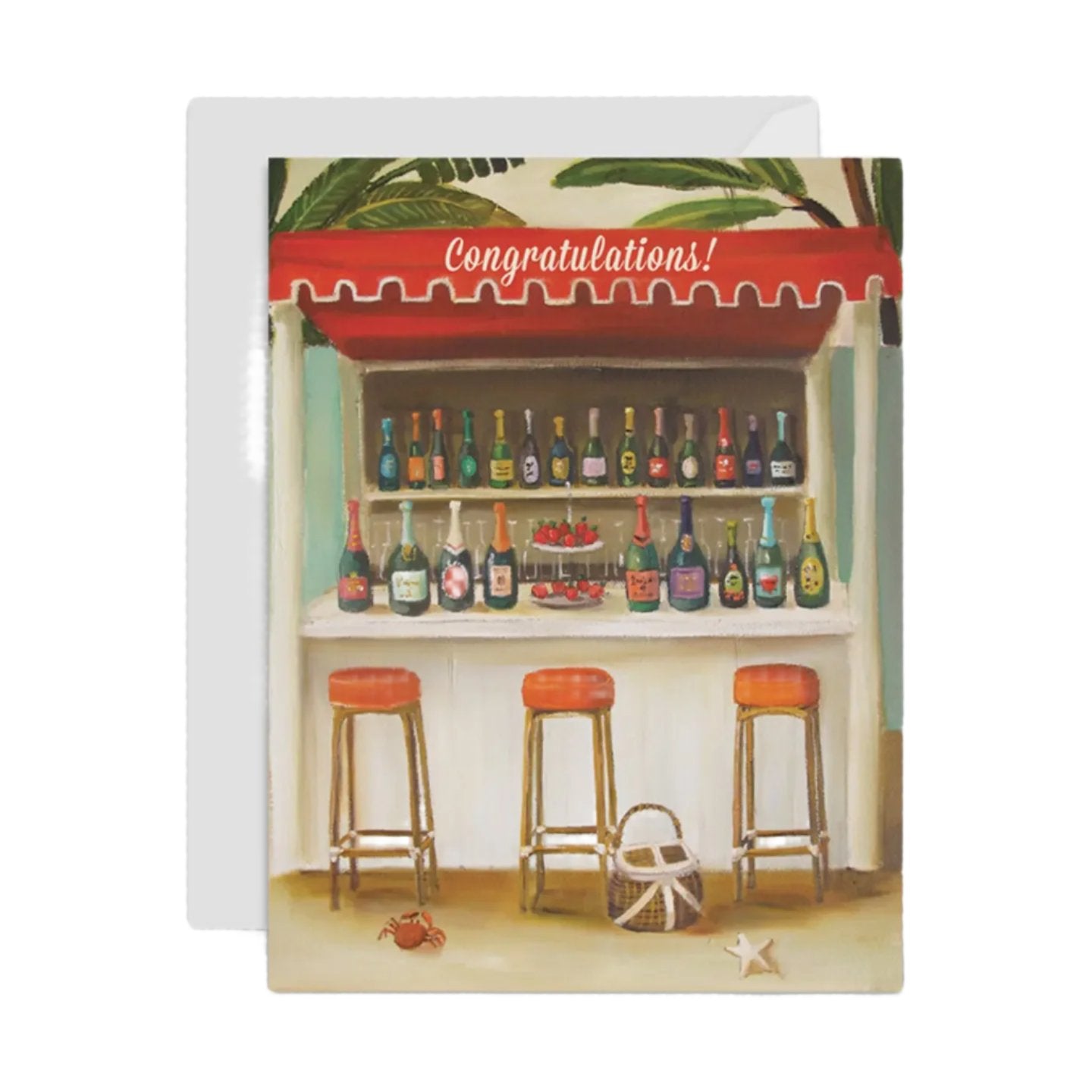 Janet Hill Studio Card Champagne Shack