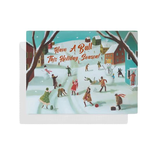 Janet Hill The Great Snowball Fight Card