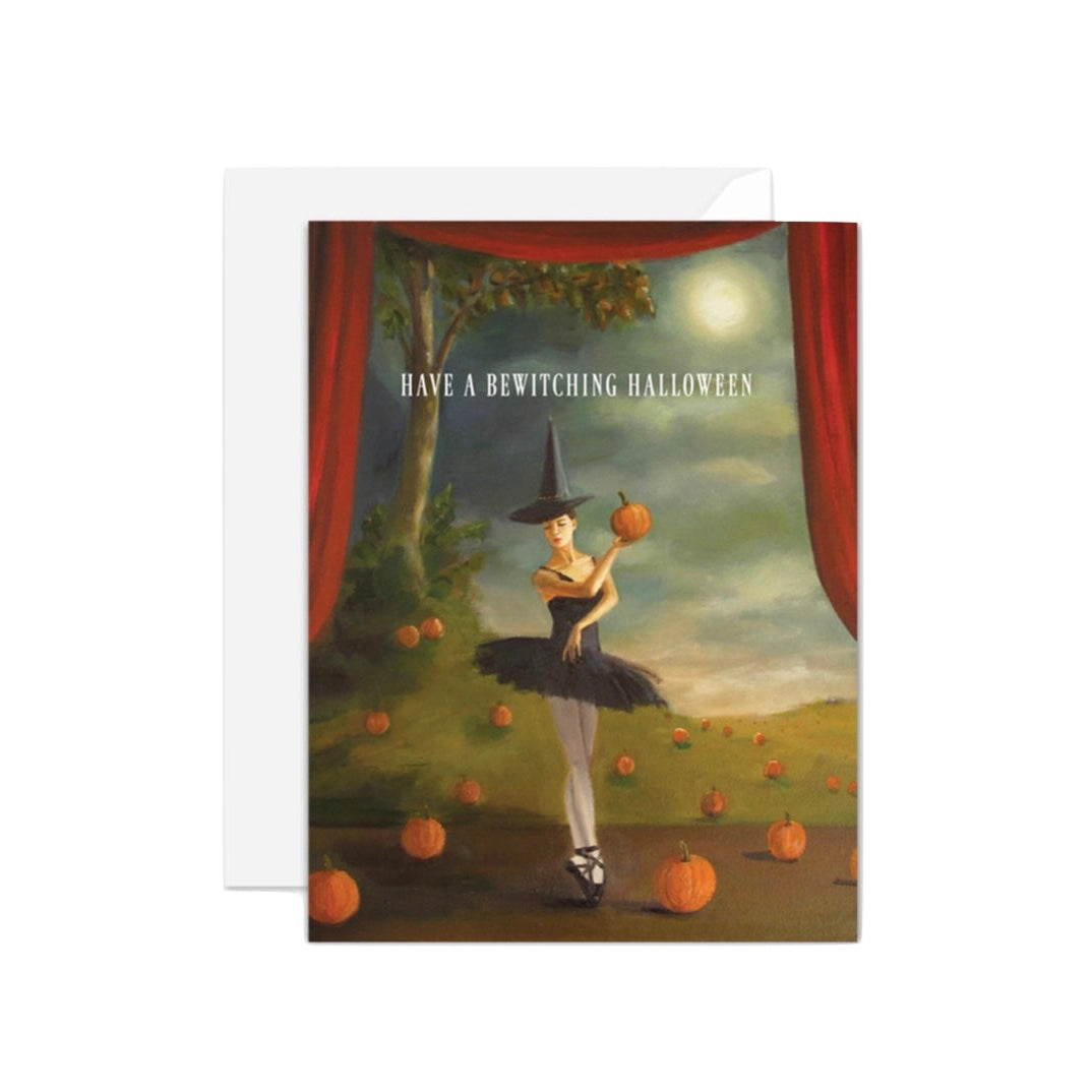 Halloween themed greeting card