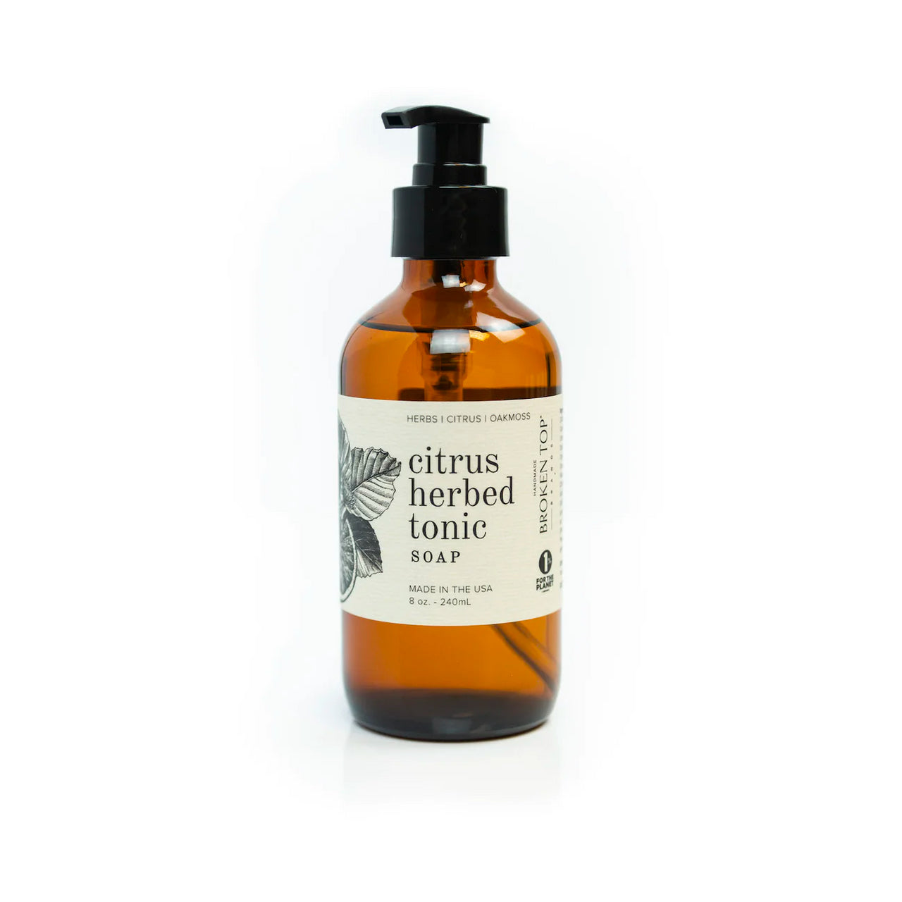Broken Top Hand Soap in Citrus Herbed Tonic