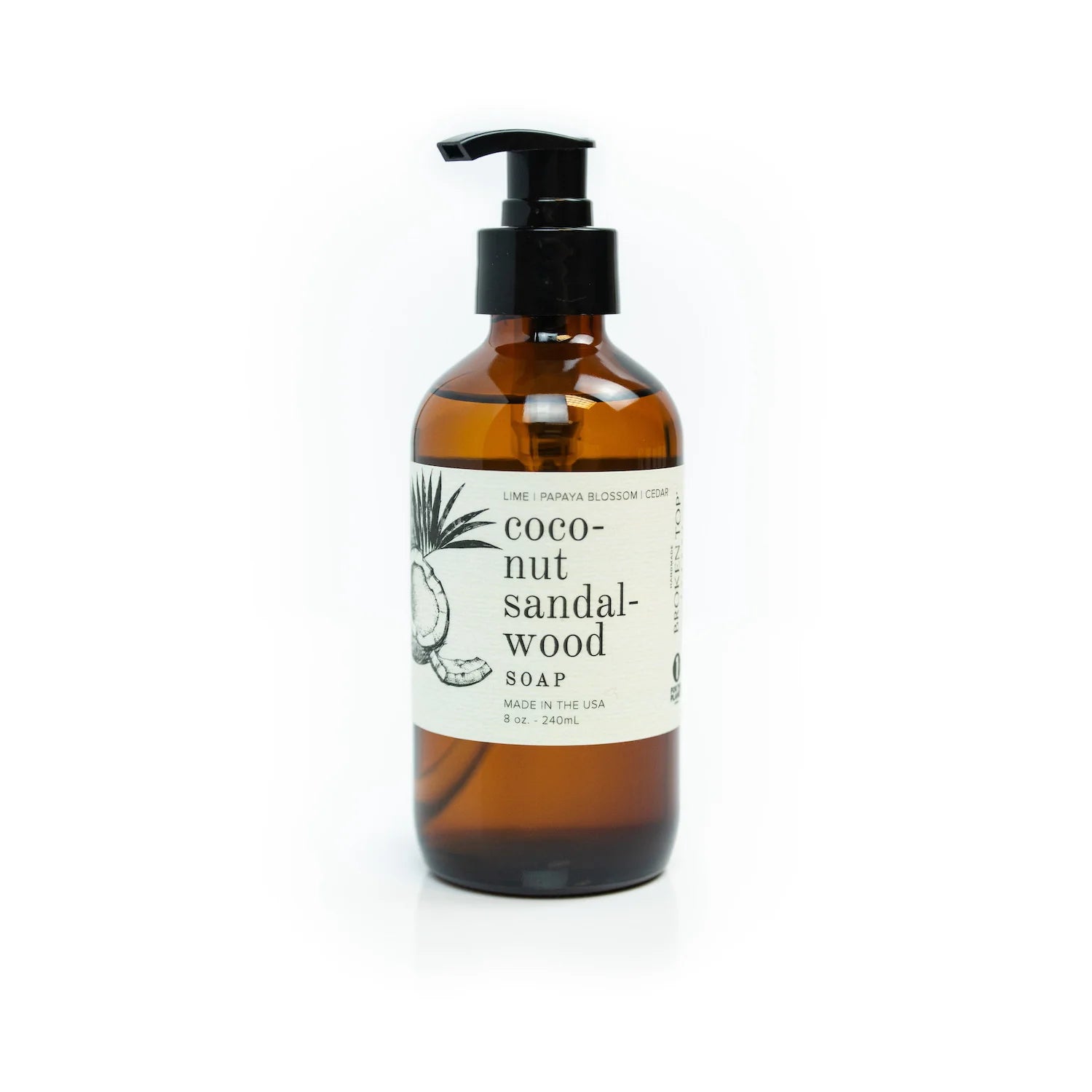 Broken Top Hand Soap in Coconut Sandalwood