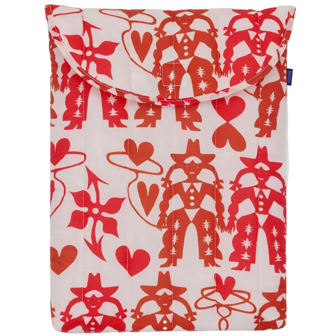 Puffy Laptop Sleeve in Cowgirl