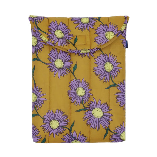 Puffy Laptop Case in Daisy Chain