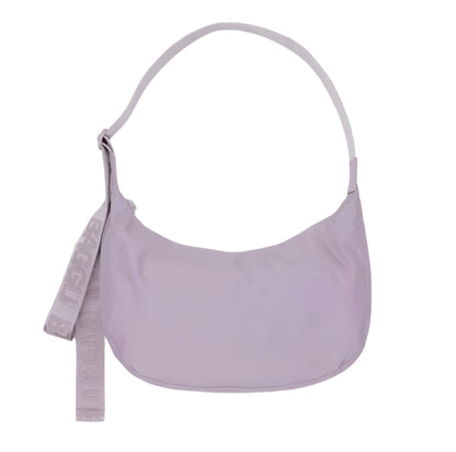 Medium Crescent Bag in Dusty Pink