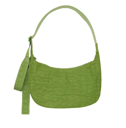 Medium Crescent Bag in Green Juice