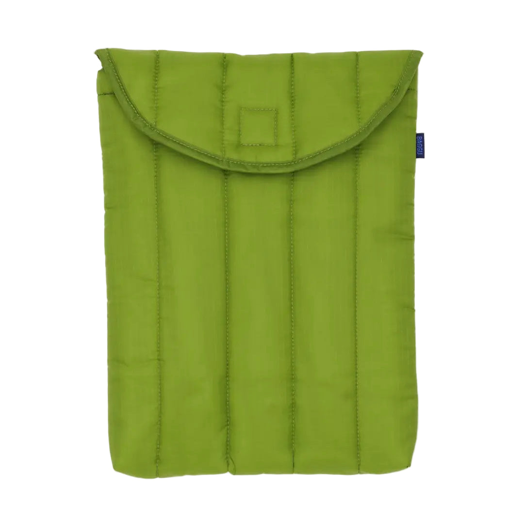 Puffy Laptop Case in Green Juice