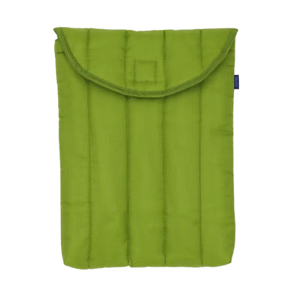 Puffy Laptop Case in Green Juice