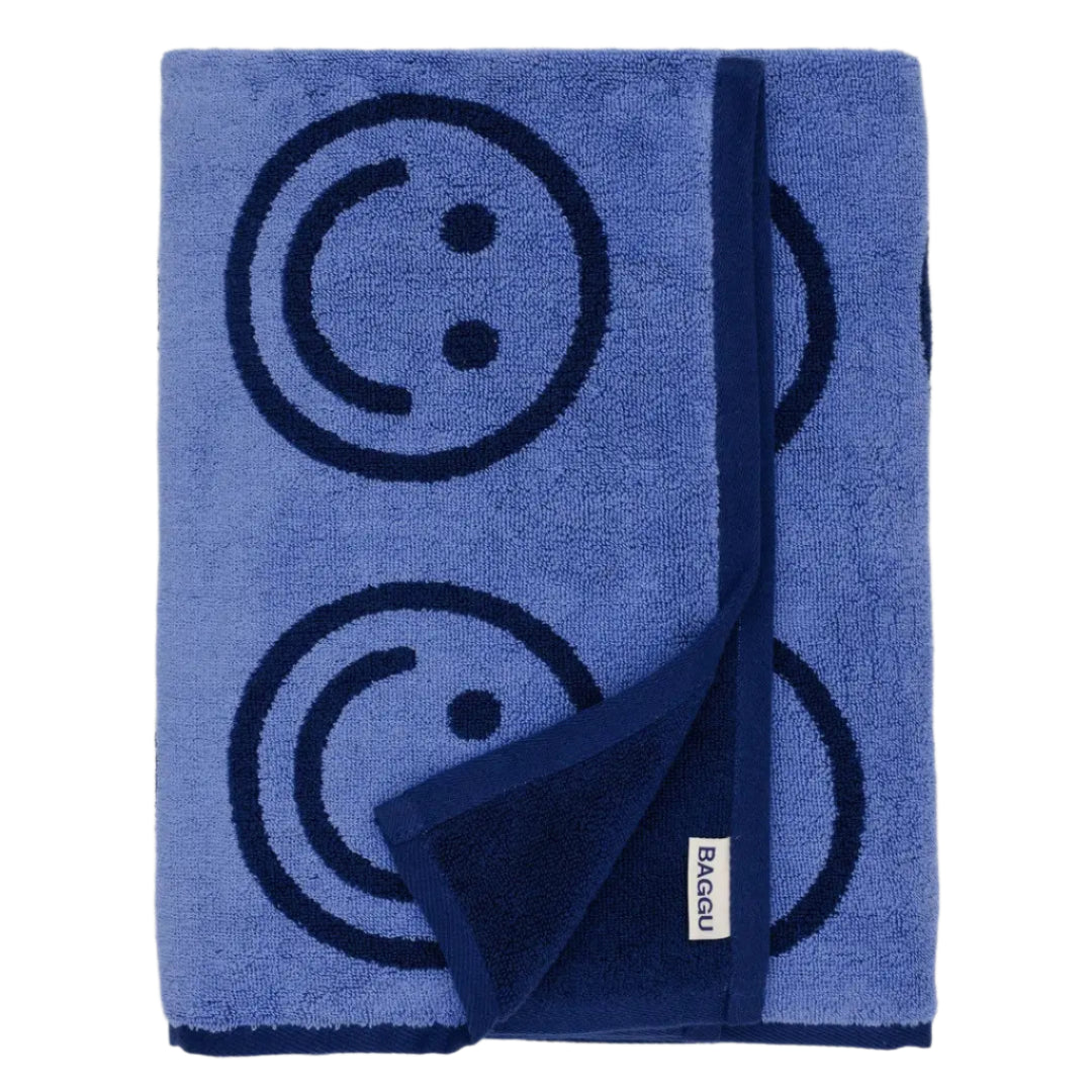 Baggu Bath Towel in Happy Blue