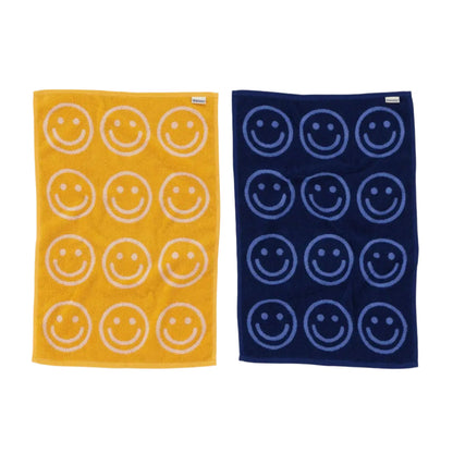 Hand Towels in Happy Blue Marigold