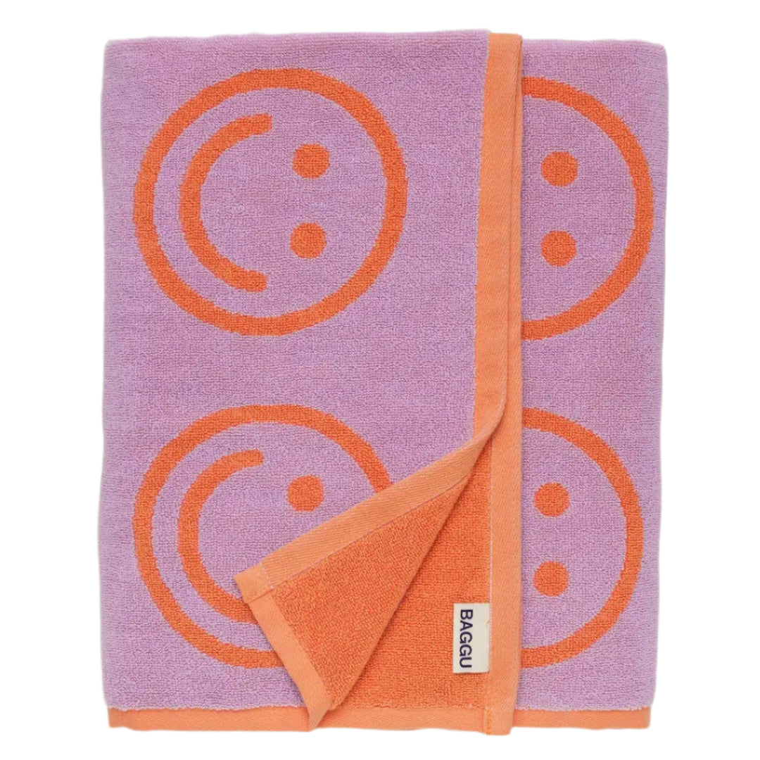 Baggu Bath Towel in Happy Lilac