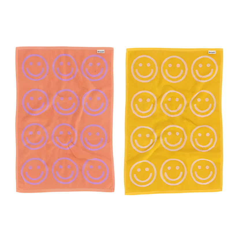 Hand Towels in Happy Lilac Marigold
