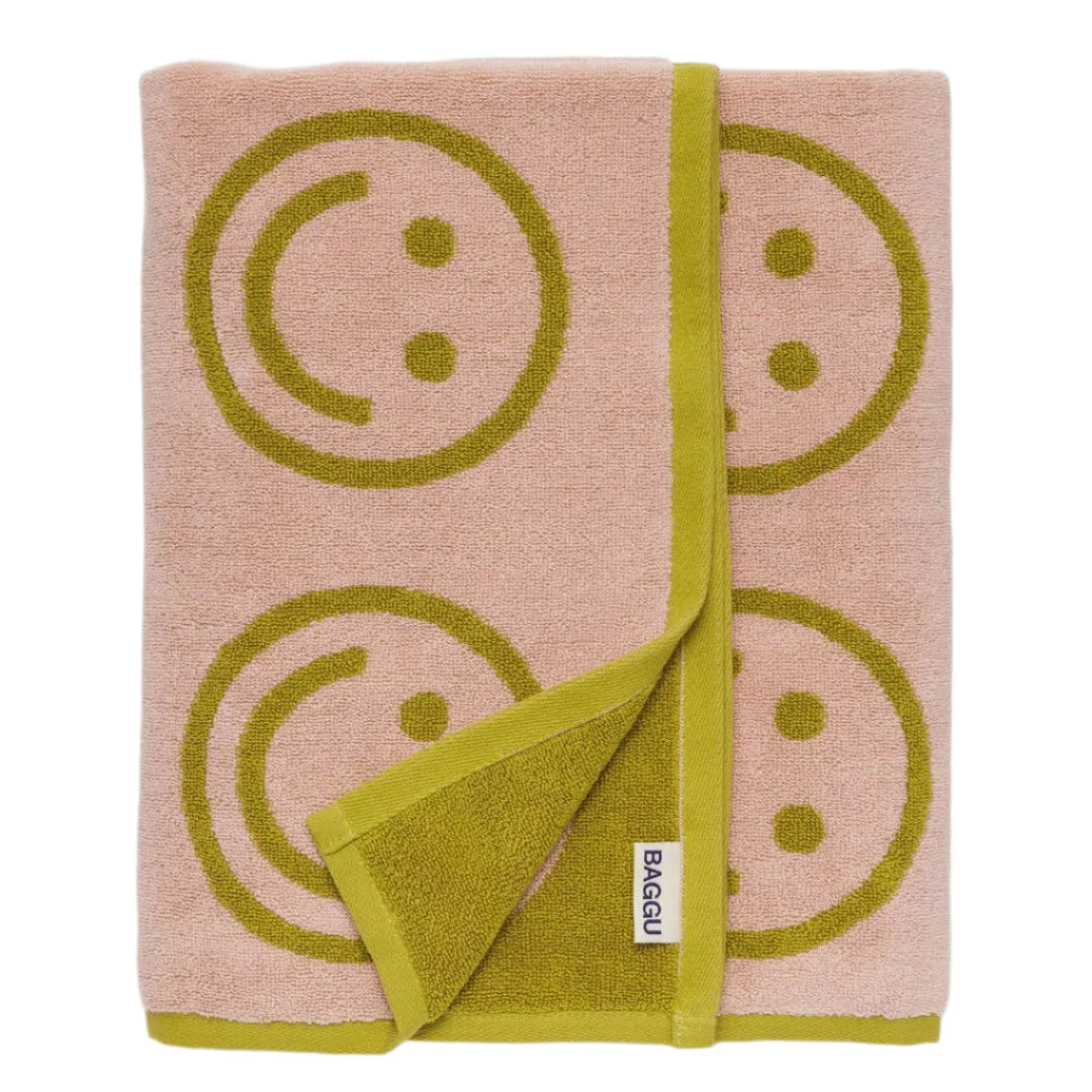 Baggu Bath Towel in Happy Ochre