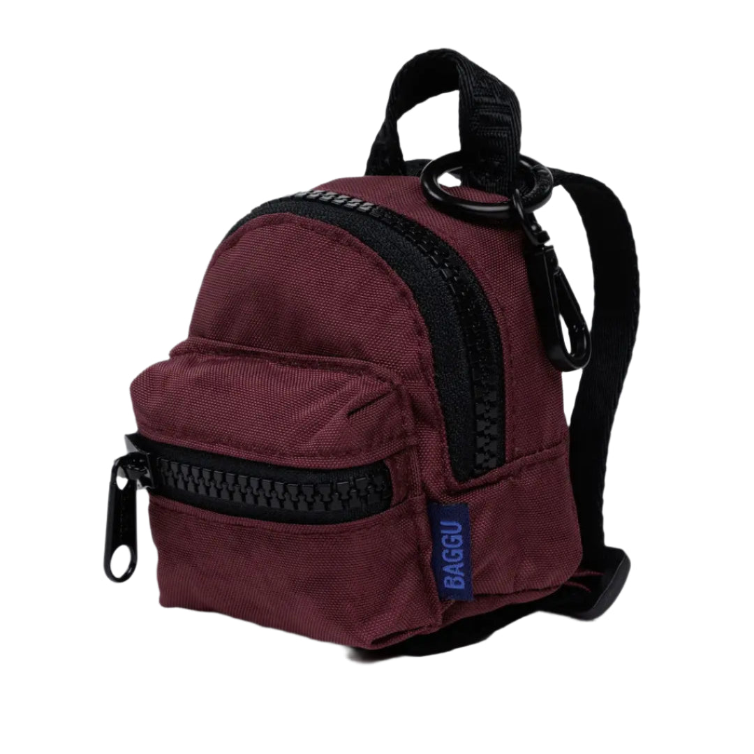 Backpack Charm Bag in Mahogany