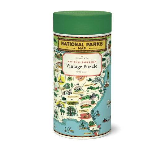 NATIONAL PARKS MAP PUZZLE (1000 PIECE)