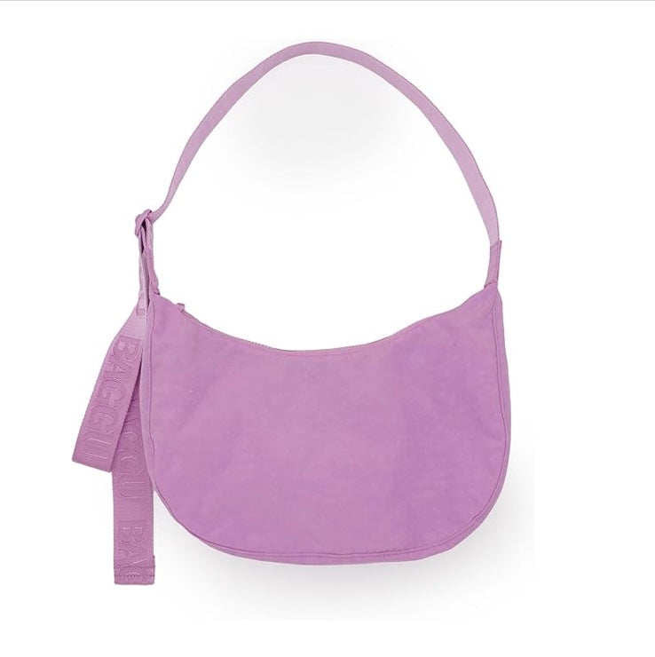 Medium Crescent Bag in Peony