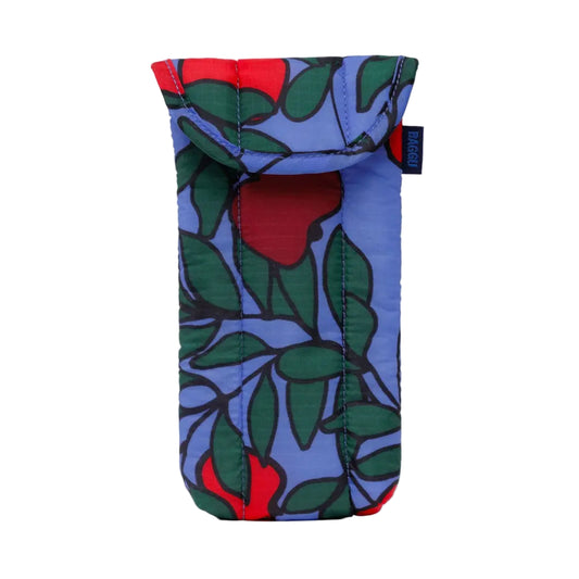 Puffy glasses sleeve in Apple Tree 