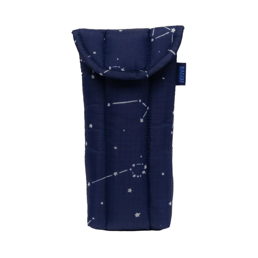 Puffy glasses sleeve in Constellation Midnight