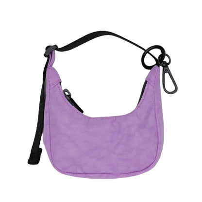 Crescent Bag Charm in Rose