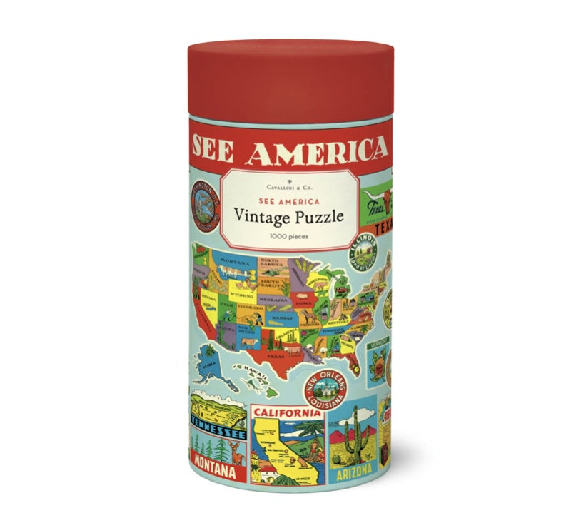 SEE AMERICA PUZZLE (1000 PIECE)