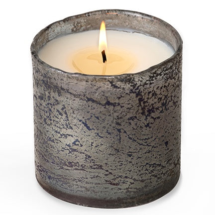 SMOKEY GREY GLASS TUMBLER CANDLE
