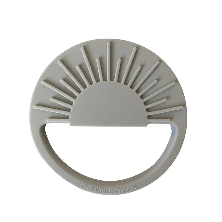Chewable Charm Teether in Grey