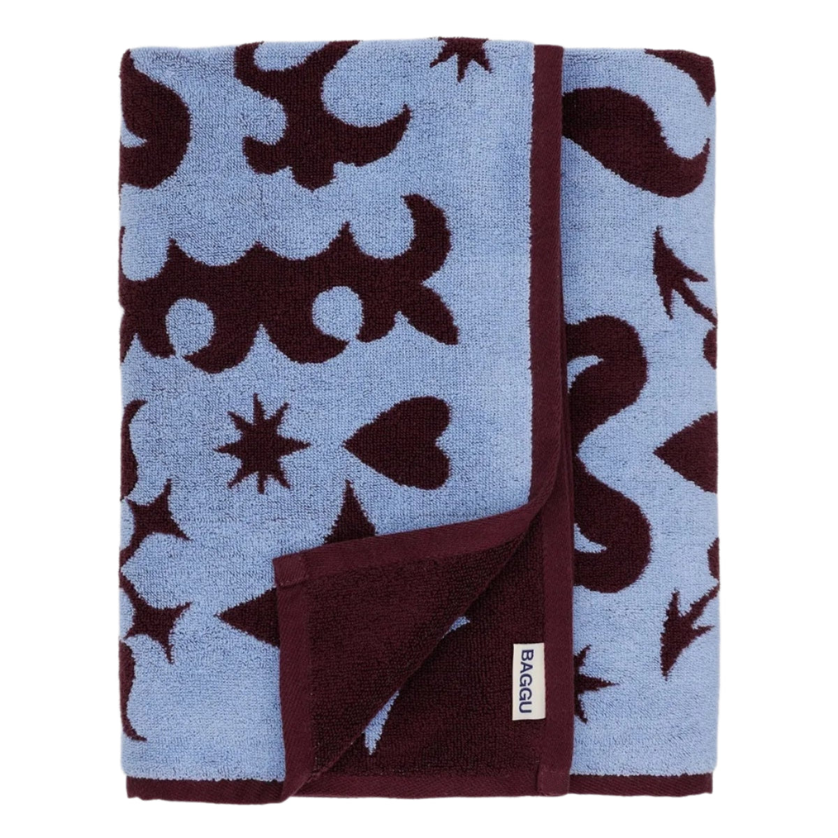 Baggu Bath Towel in Western Cut Out
