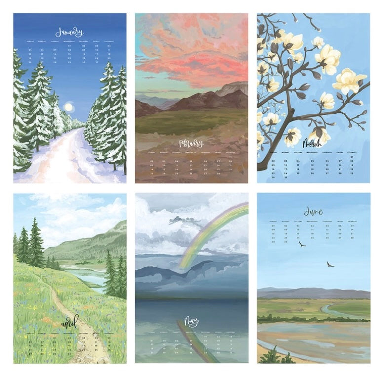 One Canoe Two XL 2025 Calendar in Natural World