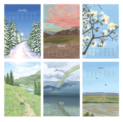 One Canoe Two XL 2025 Calendar in Natural World